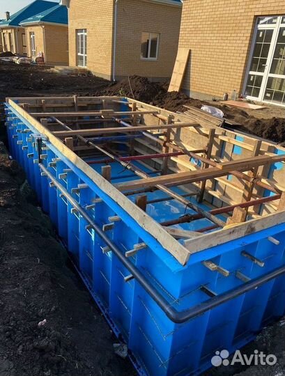 Полипропиленовый бассейн 7м*3м*1,5м