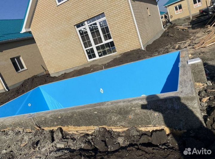 Полипропиленовый бассейн 7м*3м*1,5м