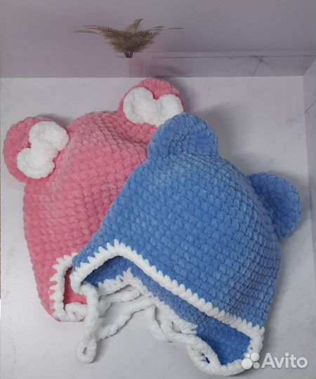 Шапка детская, ручной работы