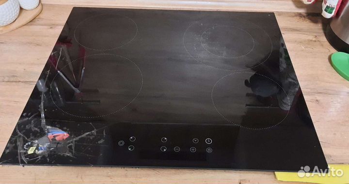 Варочная панель, битая, рабочая,LEX EVH 641 BL, Hi