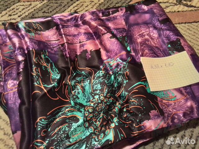 Ткань натуральный шелк много расцветок
