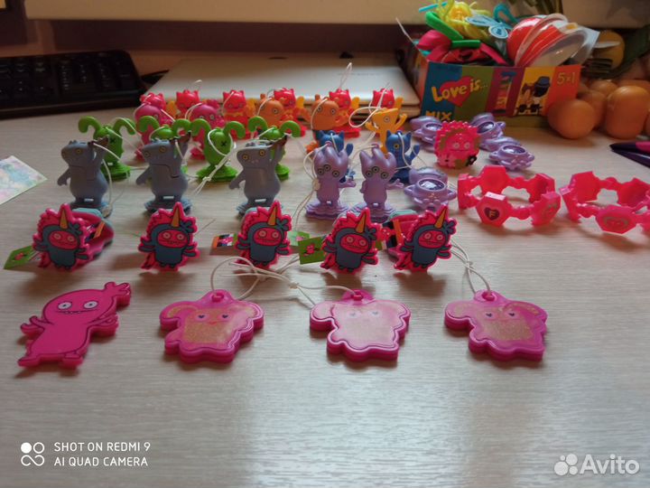 Игрушки из киндера Ugly Dolls