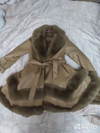 Пальто-дубленка 42-44