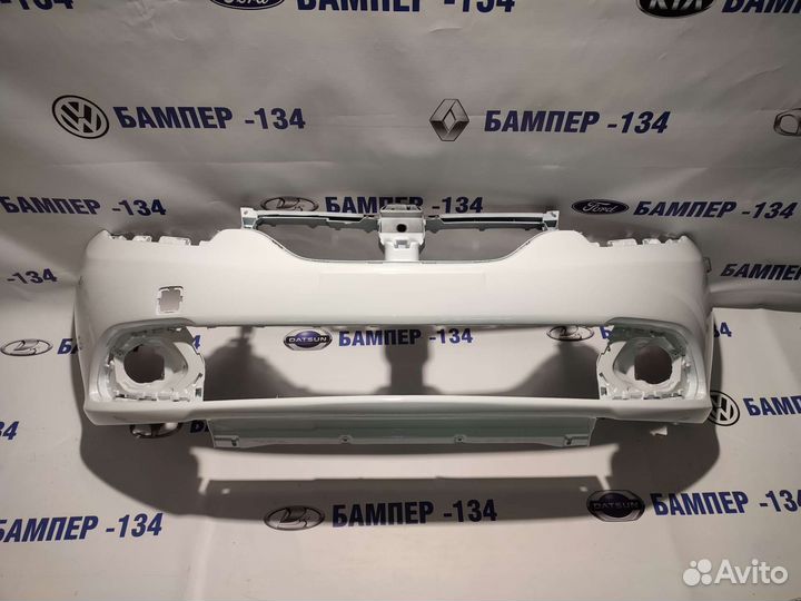 Бампер передний Рено Логан 2 Белый-369