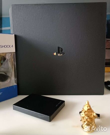 Прошитая PS4 PRO 2 TB + HDD 1 TB