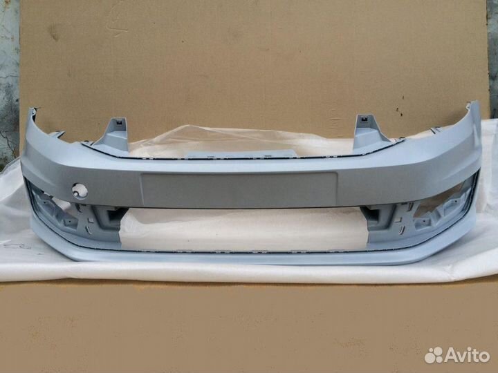 Бампер передний Volkswagen Polo седан 2015-2020г