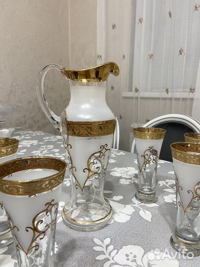 Графин со стаканами Чехия