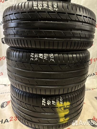 Bridgestone Potenza S001 245/45 R19 и 275/40 R19 98Y