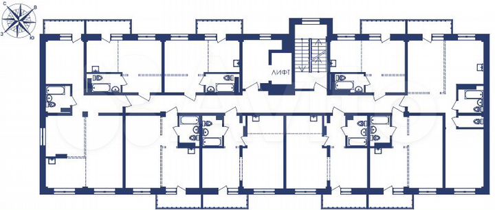 1-к. квартира, 39 м², 9/10 эт.