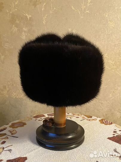Шапка ушанка мужская норка