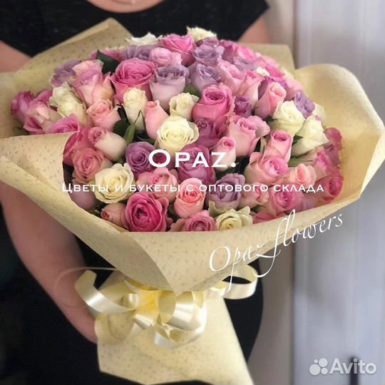 Букет 51 роза Цветы Букеты Доставка