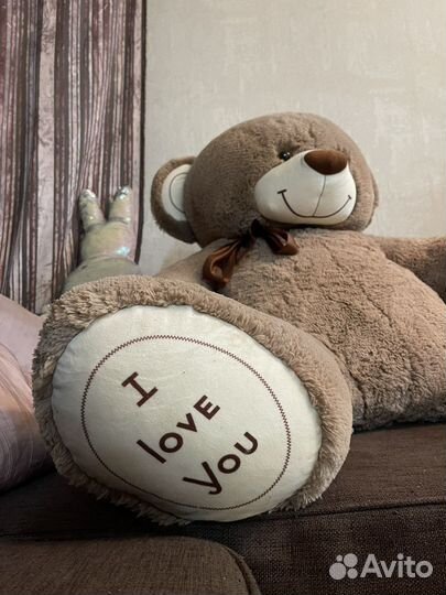 Плюшевый медведь 1 метр новый