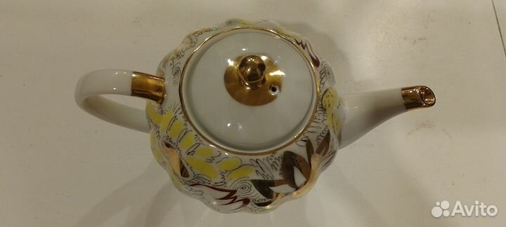 Заварочный чайник лфз Золотые ромашки СССР