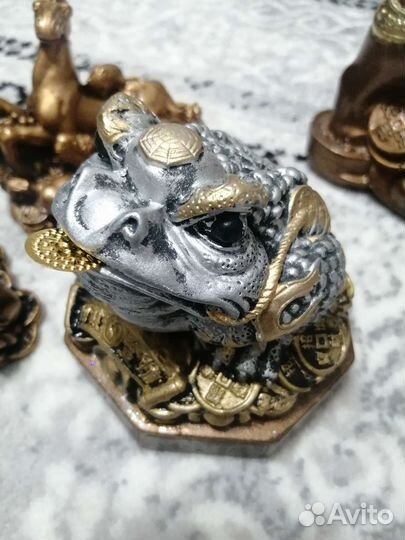 Фигурки Денежная лягушка и Слон