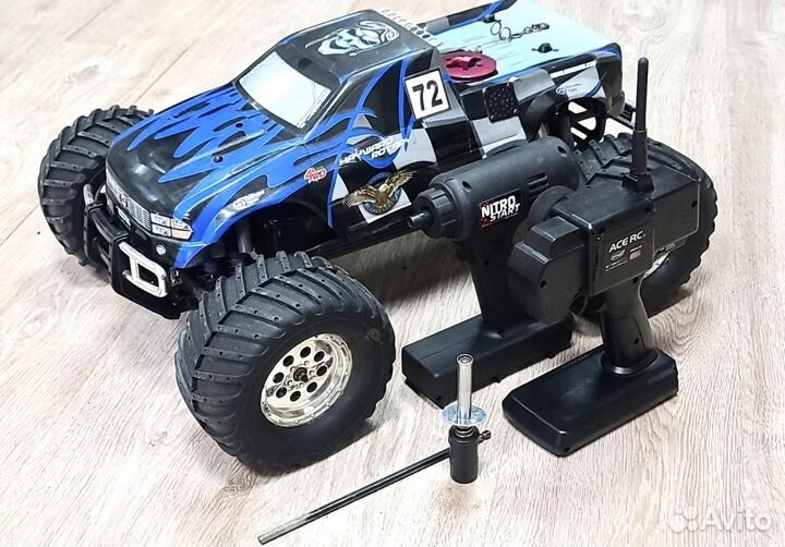 Thunder tiger MTA-4 S50 1/8 нитро монстр