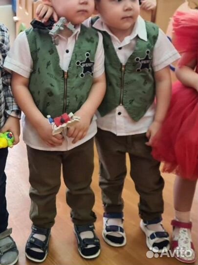 Рубашка с жилеткой 92,98