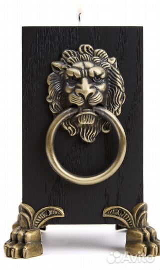 Подсвечник натуральный дуб