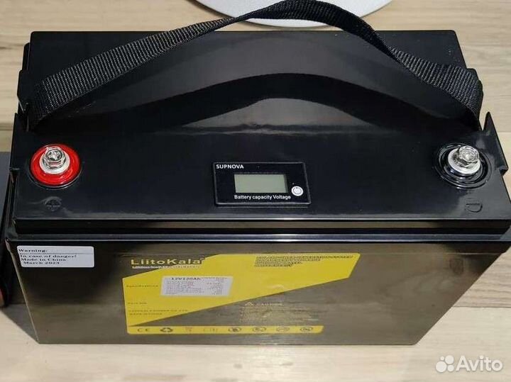 Аккумулятор liitokala lifepo4 120Ач, 12В