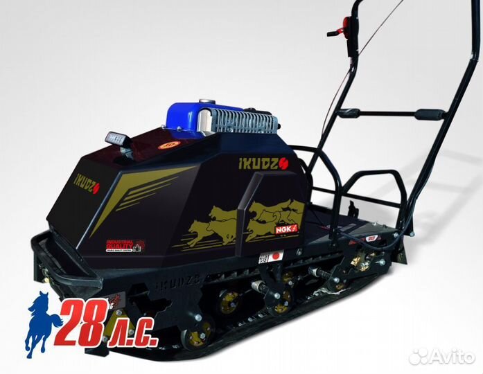 Мотобуксировщик ikudzo 2.0 1450/500 ESR28 camo