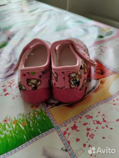 Тапочки текстиль для девочки