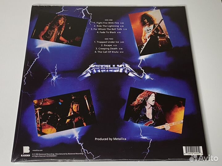 Metallica - Ride The Lightning Remastered, USA