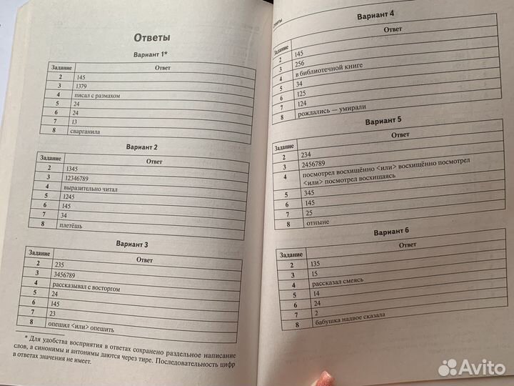 Огэ русский язык 30 тренировочных вариантов