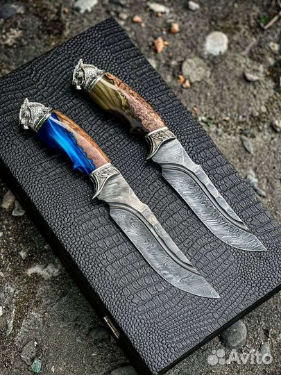 Нож из дамасской стали