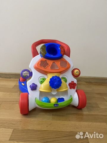 Ходунки каталка 2 в 1, игровой центр Chicco