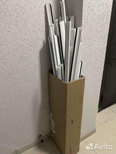 Стекла 4 мм б/у со штапиками