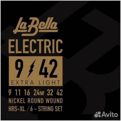 Струны для электрогитары 09-42 La Bella HRS-XL