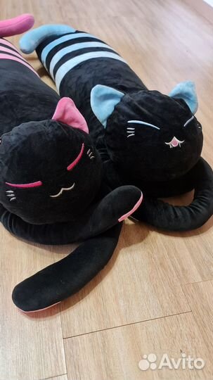 Кот-батон мягкая игрушка 70 см