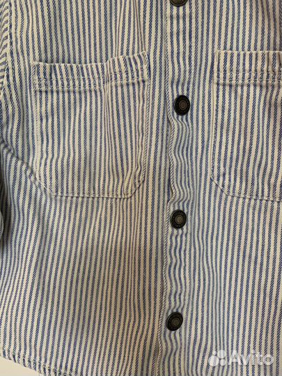 Джинсовая рубашка zara для мальчика
