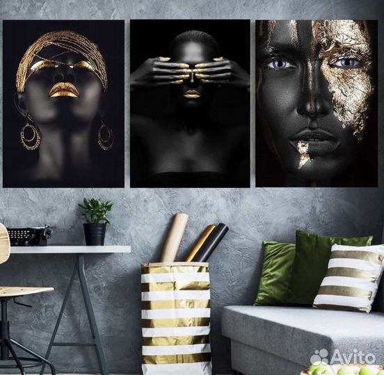 Модные картины на холсте на стену