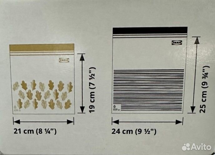 Зип- пакеты Истад IKEA зип-лок
