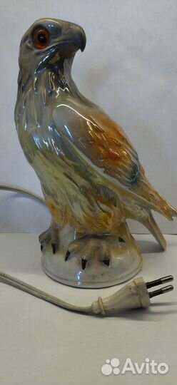 Статуэтка,ночник орёл. фарфор, германия ГДР