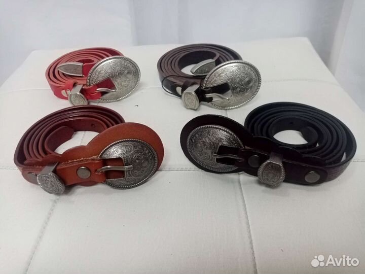 Ремень женский кожаный