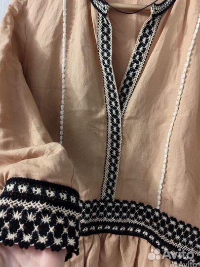 Zara платье лен