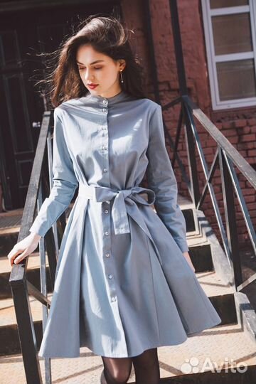 Платье голубое Sultanna Frantsuzova