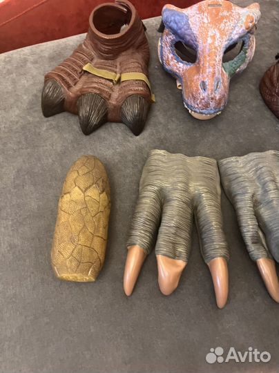 Jurassic world маска, когти и лапы динозавра