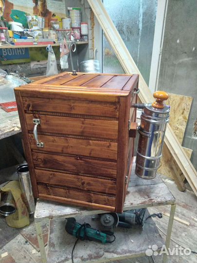 Коптильня с дымогенератором