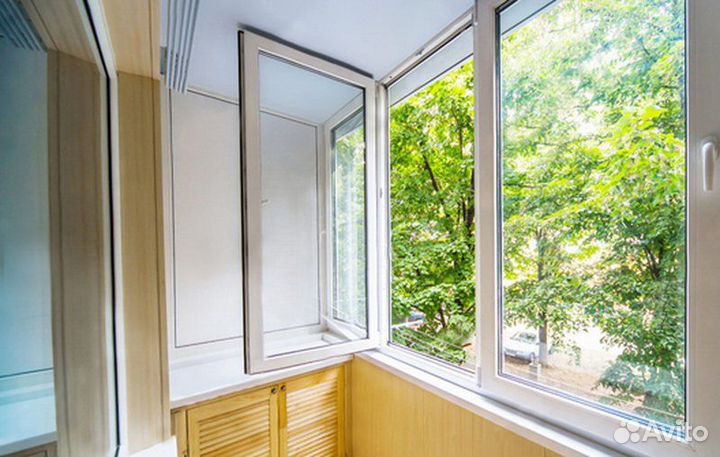 Остекление балконов и лоджий. Отделка