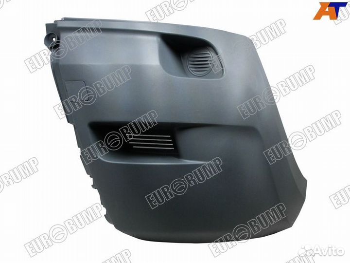 Клык переднего бампера правый на Фиат Дукато 06-14