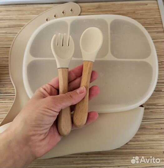 Детская посуда для кормления силиконовая