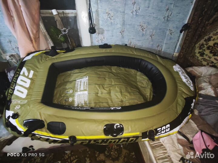 Лодка надувная двухместная