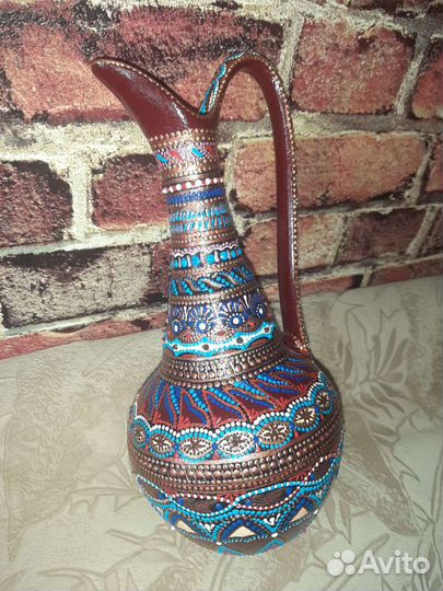 Кувшины точечная роспись