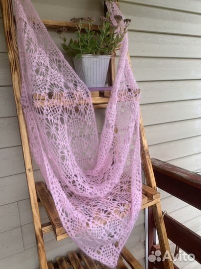 Шаль паутинка косынка платок