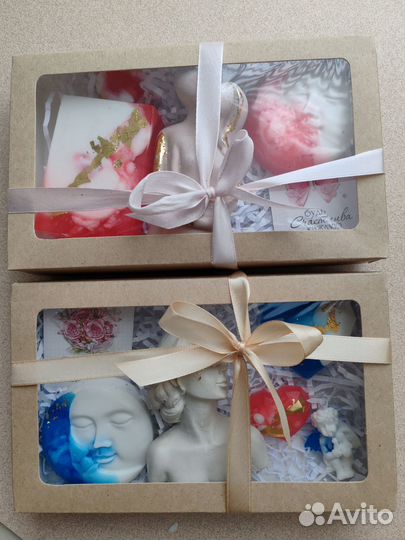 Подарочный набор, мыло, свечи