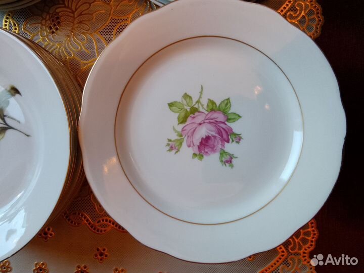 Тарелки фарфор ГДР Кахла, и СССР