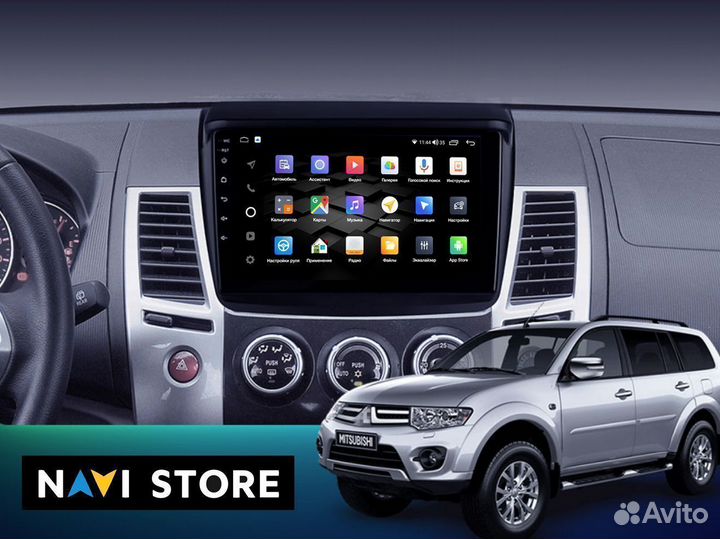 Магнитола Android Mitsubishi L200 2006-2015 4/32Gb