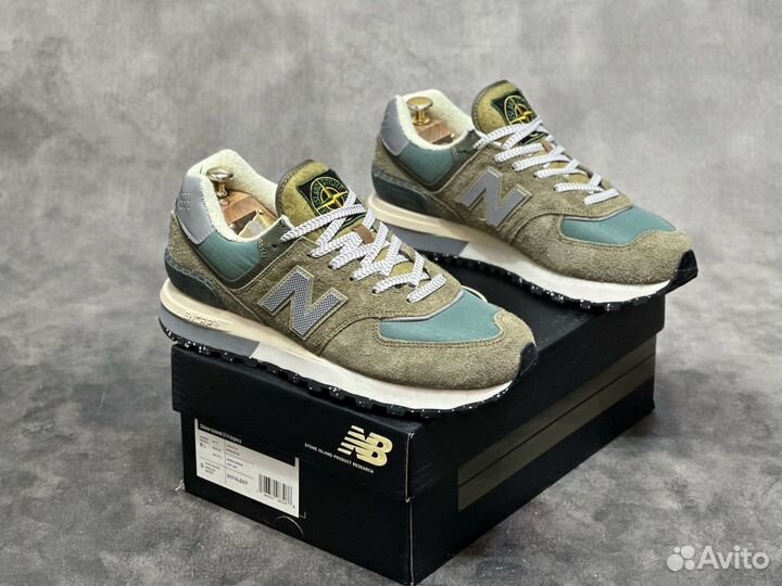 Мужские кроссовки New balance 574 stone island